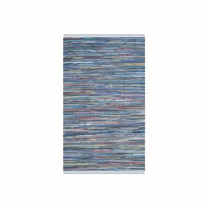 Modrý bavlněný koberec Safavieh Elena, 182 x 121 cm