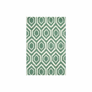 Zelený vlněný koberec Essex, 121 x 182 cm