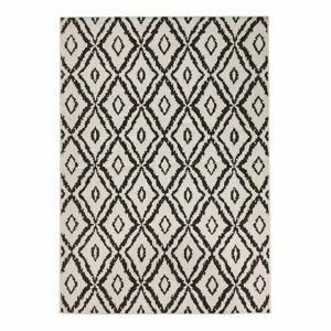 Hnědo-bílý venkovní koberec Bougari Rio, 80 x 150 cm