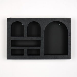 Černá patrová police 35 cm Cry – Kalune Design