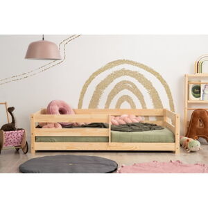 Dětská postel z borovicového dřeva v přírodní barvě 80x180 cm Mila CPD – Adeko